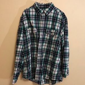 Faded Glory Green/Navy Flannel- Men’s Large/Tall